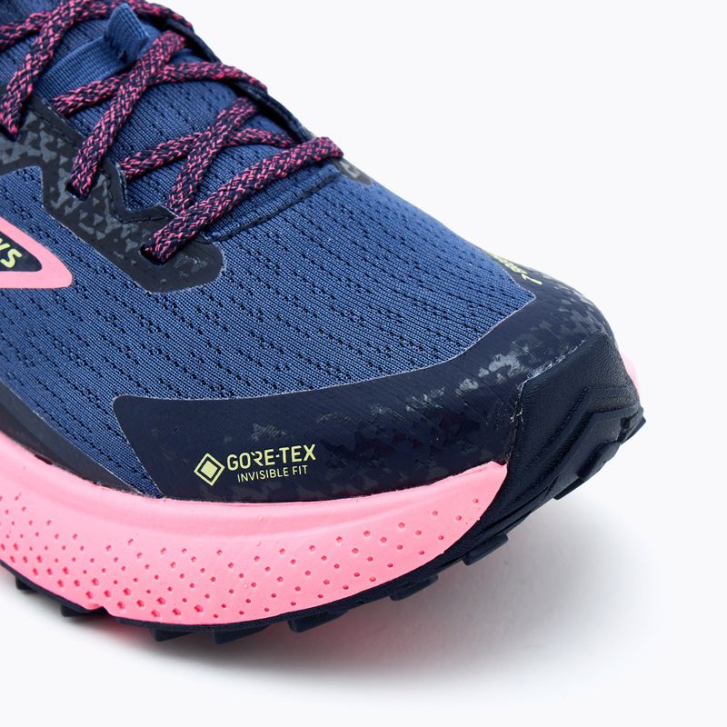 Brooks Divide 5 GTX dámské běžecké boty grey blue/pink/lime 7