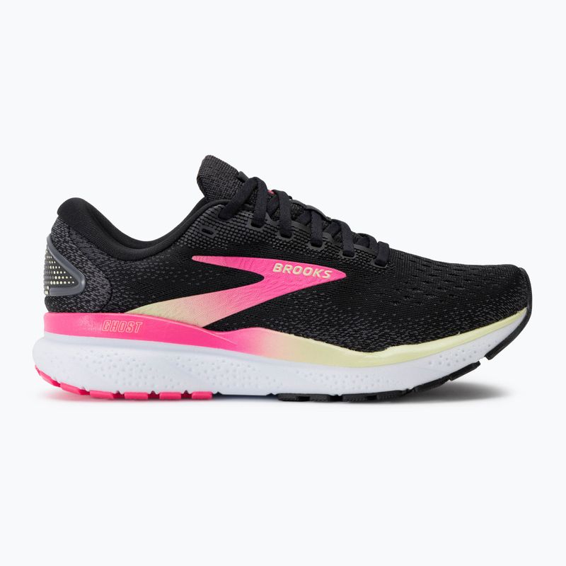 Dámské běžecké boty Brooks Ghost 16 black/pink/yellow 2