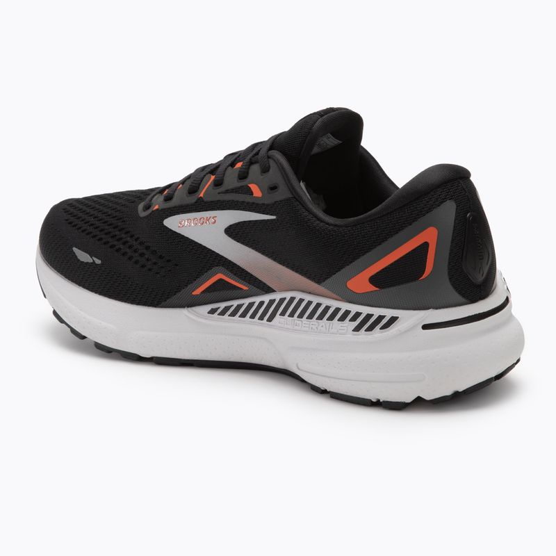 Pánské běžecké boty Brooks Adrenaline GTS 23 black/mandarin red/silver 3