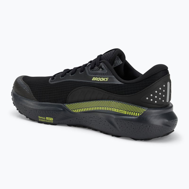 Pánské běžecké boty Brooks Adrenaline GTS 24 Weatherized black/ebony/new yellow 3