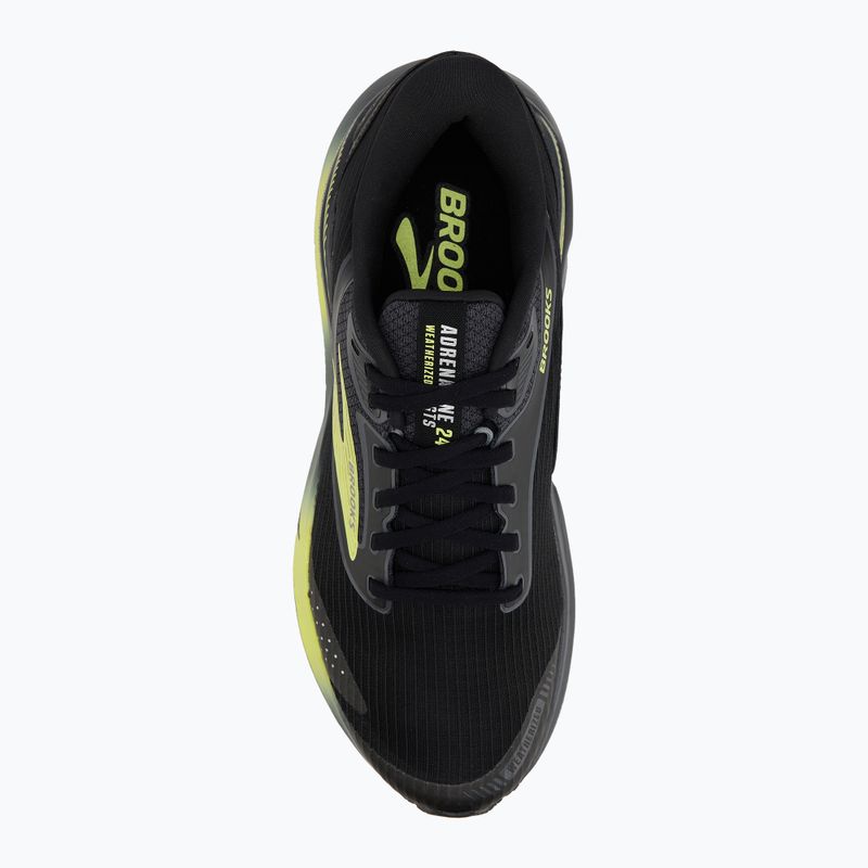 Pánské běžecké boty Brooks Adrenaline GTS 24 Weatherized black/ebony/new yellow 5