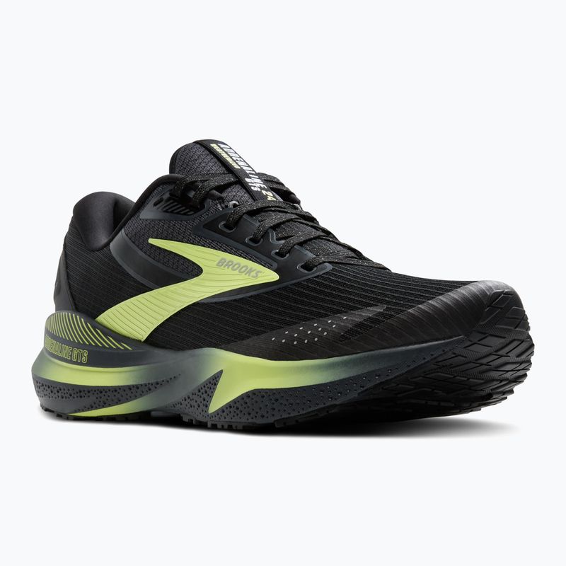 Pánské běžecké boty Brooks Adrenaline GTS 24 Weatherized black/ebony/new yellow 8
