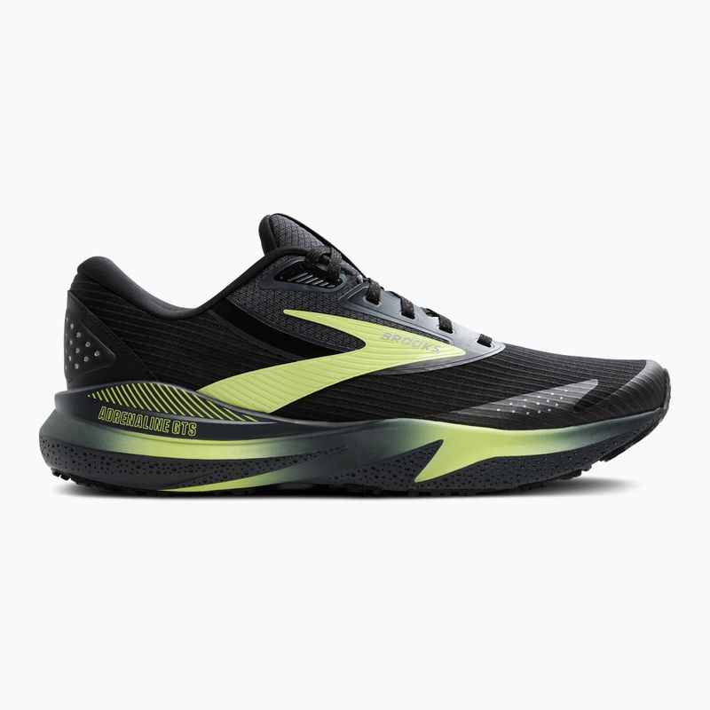 Pánské běžecké boty Brooks Adrenaline GTS 24 Weatherized black/ebony/new yellow 9