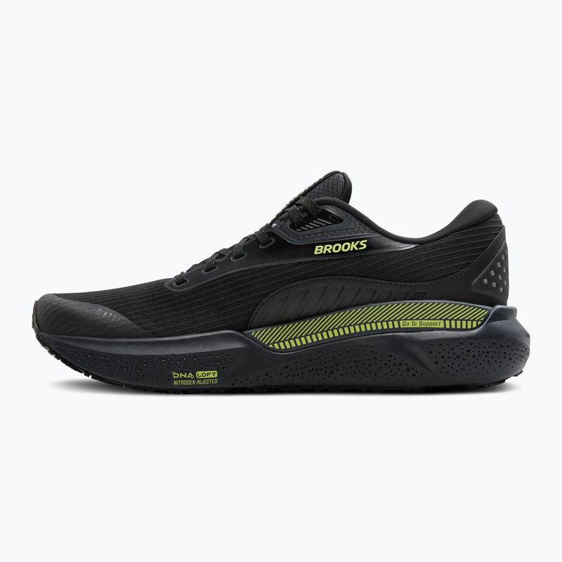 Pánské běžecké boty Brooks Adrenaline GTS 24 Weatherized black/ebony/new yellow 10