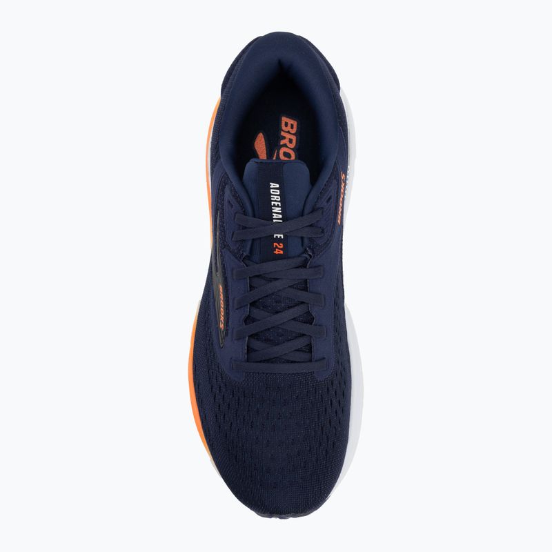 Pánské běžecké boty Brooks Adrenaline GTS 24 peacoat/orange /white 5