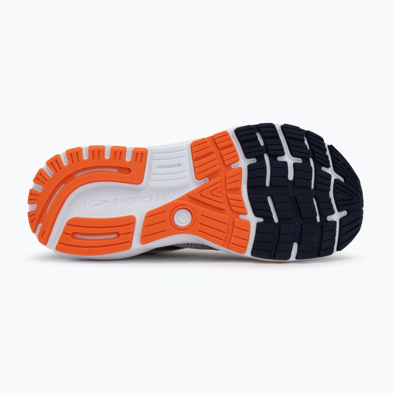 Pánské běžecké boty Brooks Ghost 16 white/peacoat/orange 4