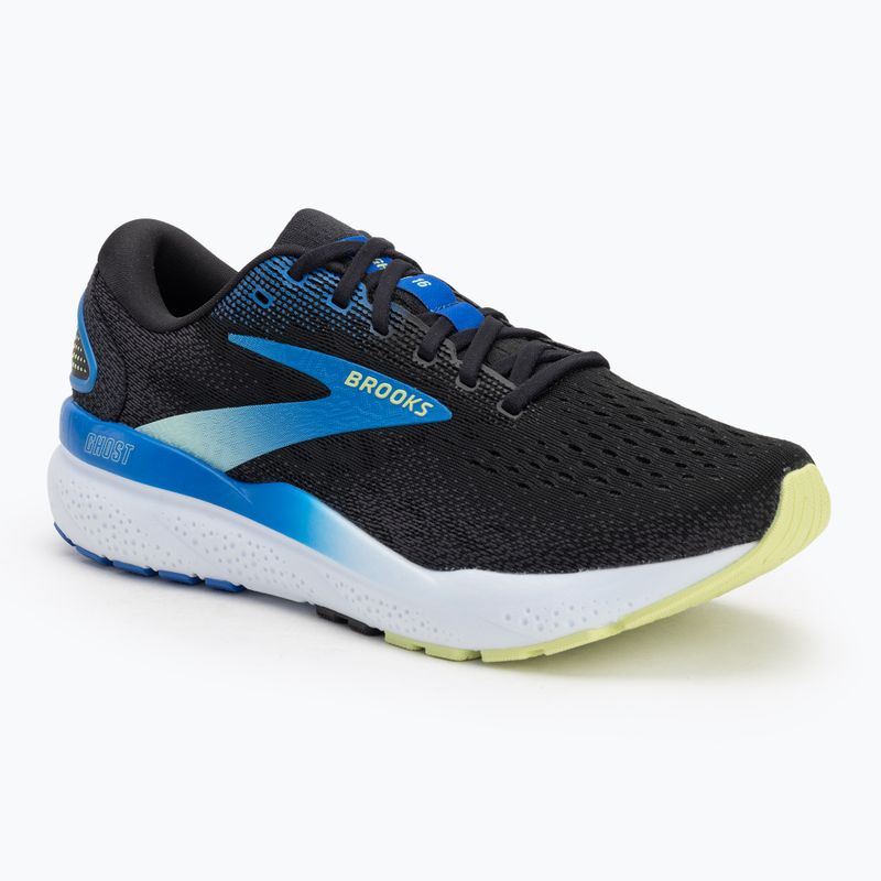 Pánské běžecké boty Brooks Ghost 16 black/cobalt/neo yellow