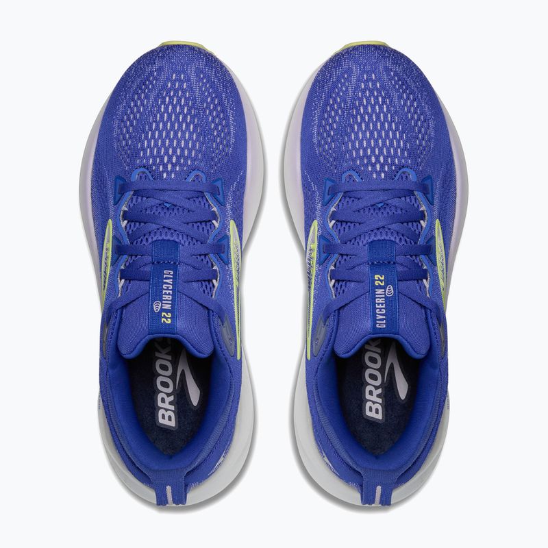 Dámské běžecké boty Brooks Glycerin 22 amparo blue/hyper iris/yellow 11
