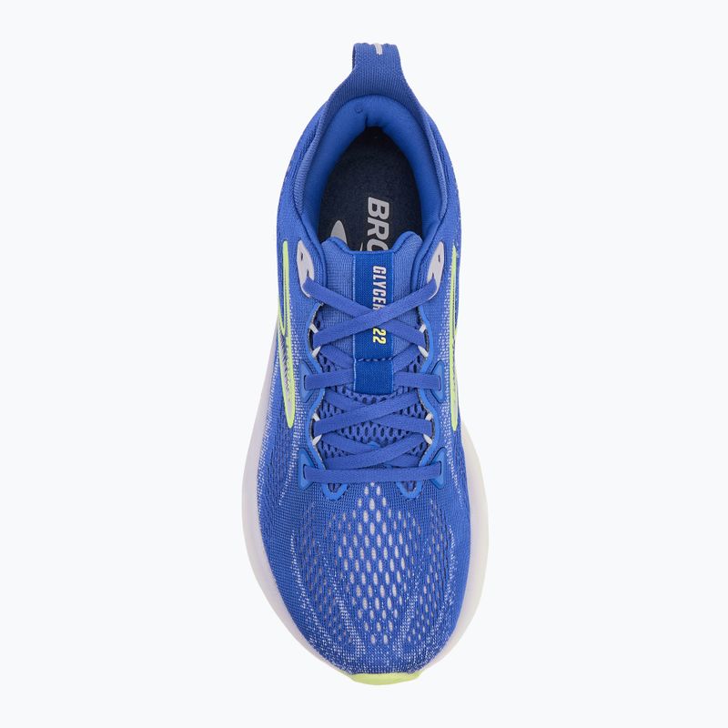 Dámské běžecké boty Brooks Glycerin 22 amparo blue/hyper iris/yellow 5
