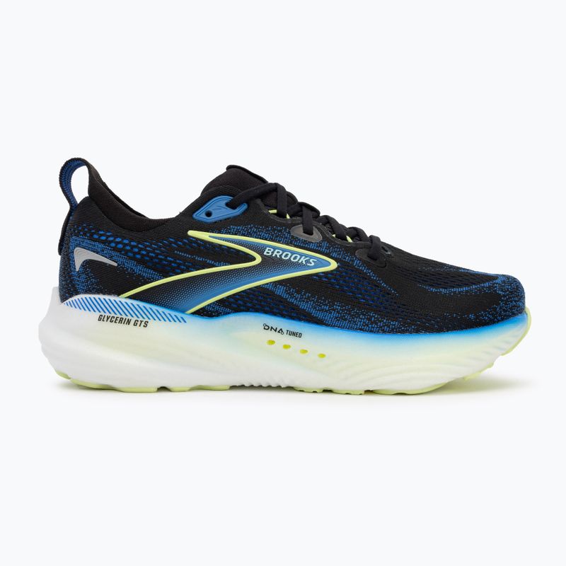Pánské běžecké boty Brooks Glycerin GTS 22 black/cobalt/neo yellow 2