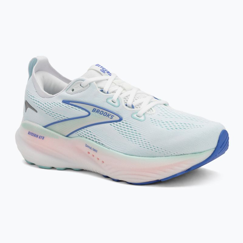 Dámské běžecké boty Brooks Glycerin GTS 22 white/limpet shell/amparo blue