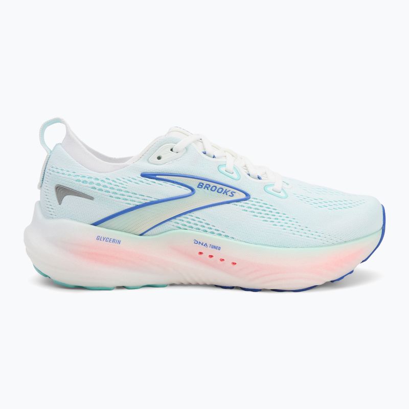 Dámské běžecké boty Brooks Glycerin 22 wide fit white/limpet shell/amparo blue 2