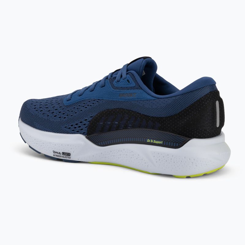 Pánské běžecké boty Brooks Adrenaline GTS 24 navy peony/black/acid lime 3