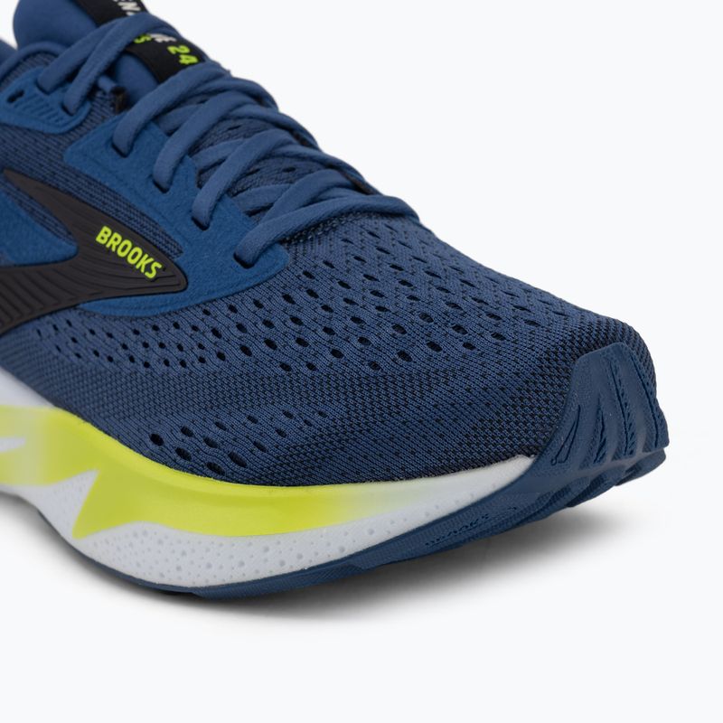Pánská běžecká obuv  Brooks Adrenaline GTS 24 navy peony/black/acid lime 7