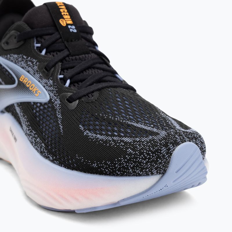 Dámské běžecké boty Brooks Glycerin 22 black/blue heron/orange 7