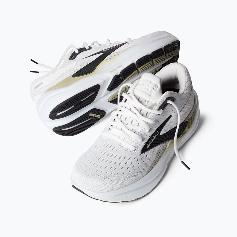 Pánské běžecké boty Brooks Ghost Max 3 bright white/tea/black 9