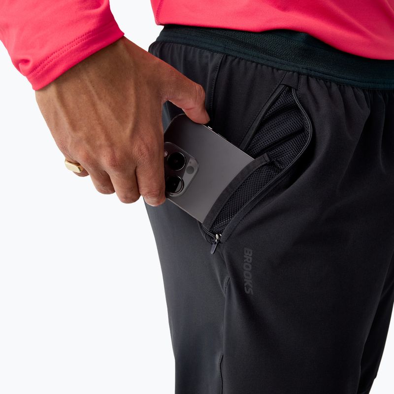 Pánské běžecké kalhoty Brooks Dash Pant black 4