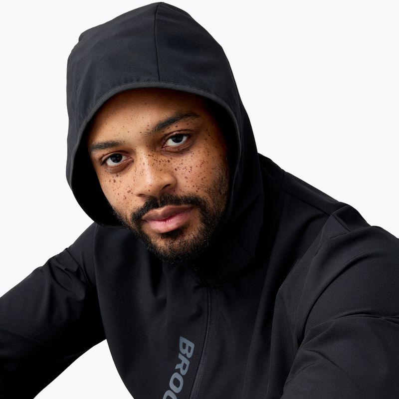 Pánská běžecká bunda Brooks Canopy Jacket black 3