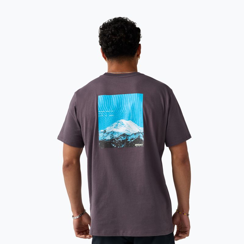 Pánské běžecké tričko Brooks Graphic dark russet/atomic blue 2