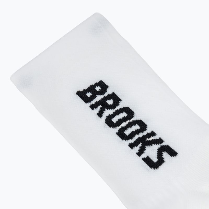 Běžecké ponožky Brooks Ghost Crew white/brooks 3