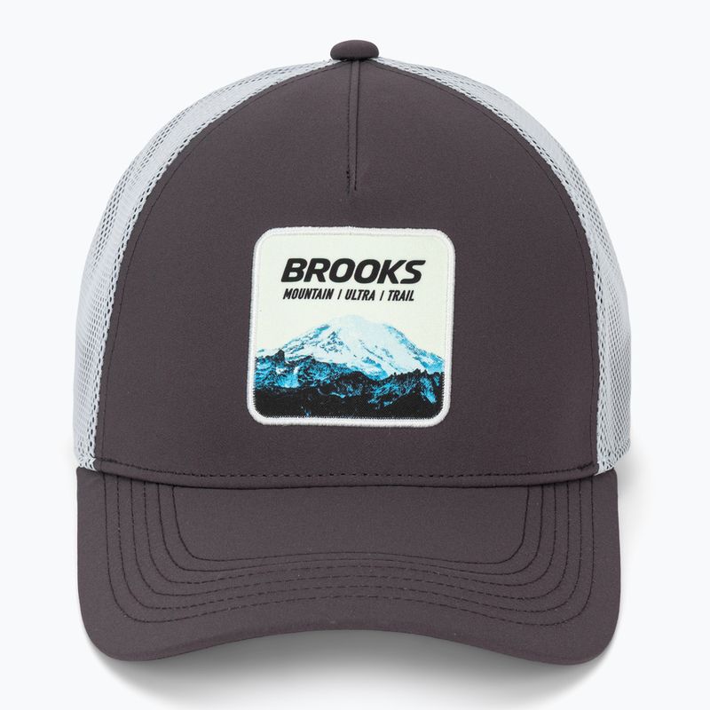 Kšiltovka Brooks Surge Trucker dark russet/white/atomic blue 2