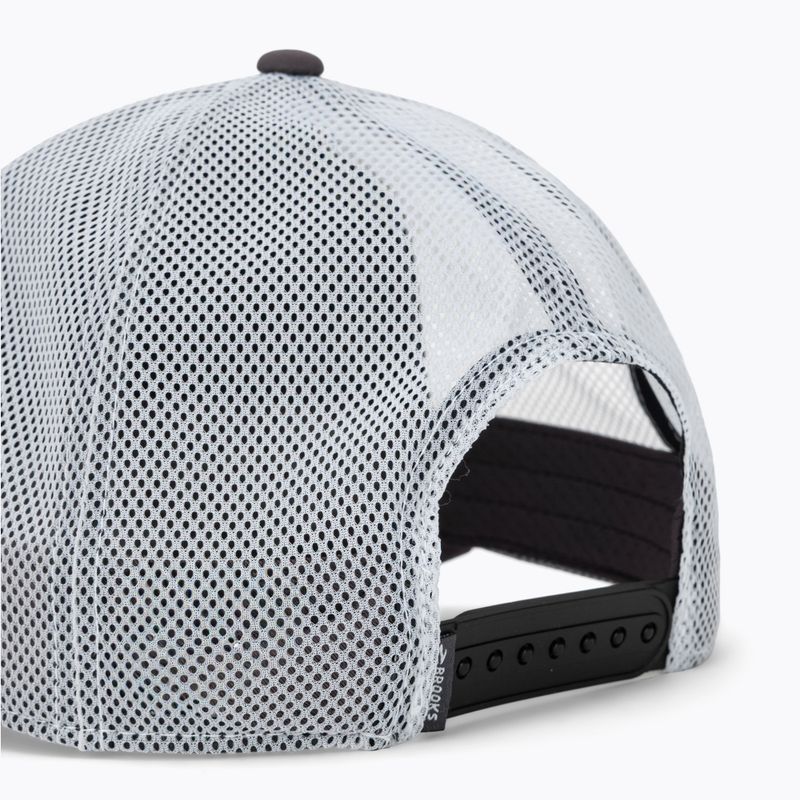 Kšiltovka Brooks Surge Trucker dark russet/white/atomic blue 4