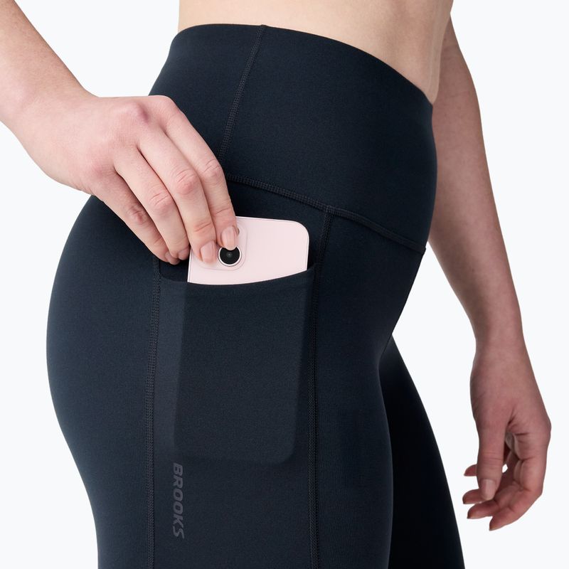 Dámské běžecké legíny Brooks Chaser 7/8 Tight black 4
