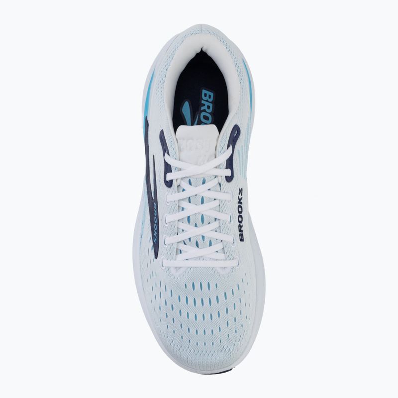 Pánské běžecké boty Brooks Ghost Max 3 bright white/beacon blue/teal 5