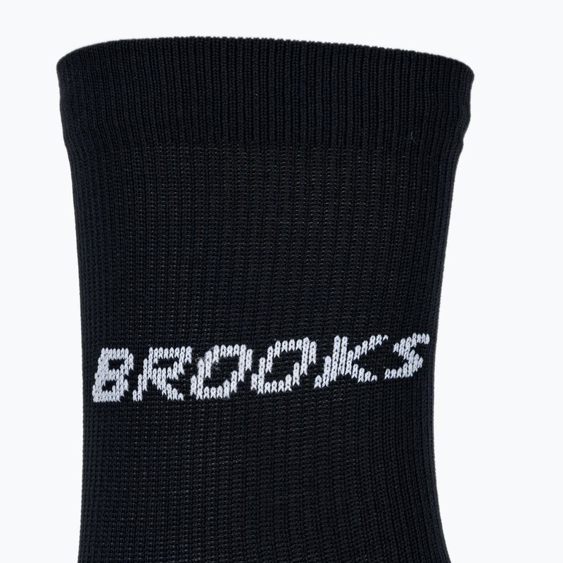 Běžecké ponožky Brooks Run-In Crew 3-Pack black 3