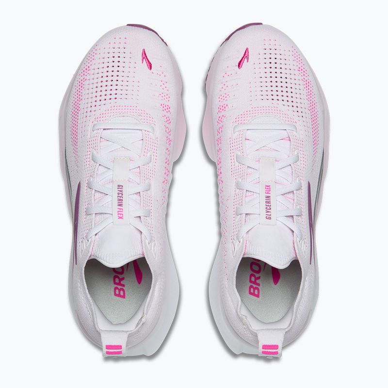 Dámské běžecké boty Brooks Glycerin Flex white/cyber pink/argyle 7