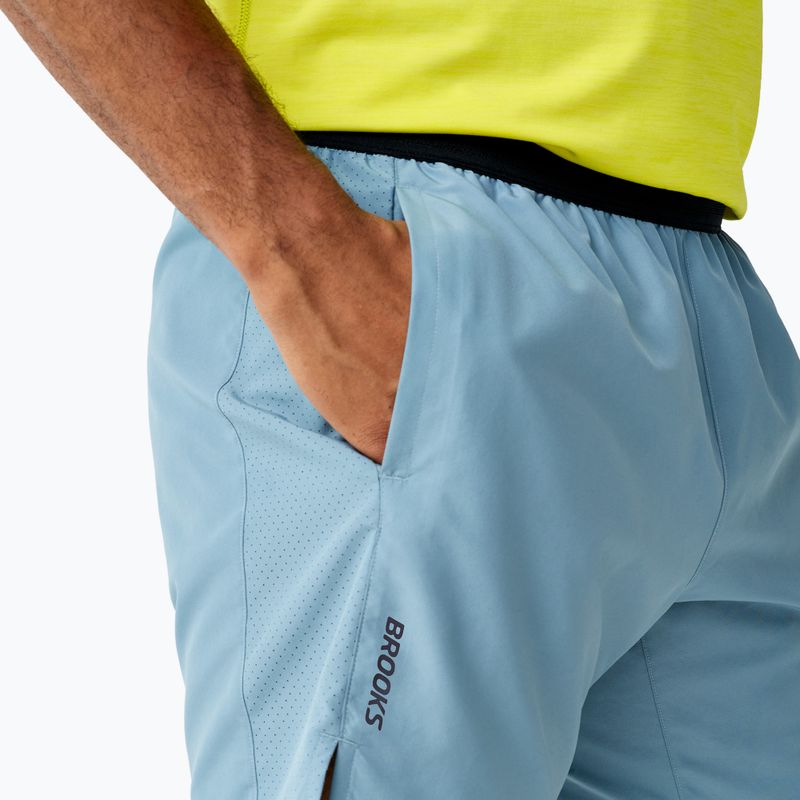 Pánské běžecké šortky Brooks Dash blue 5