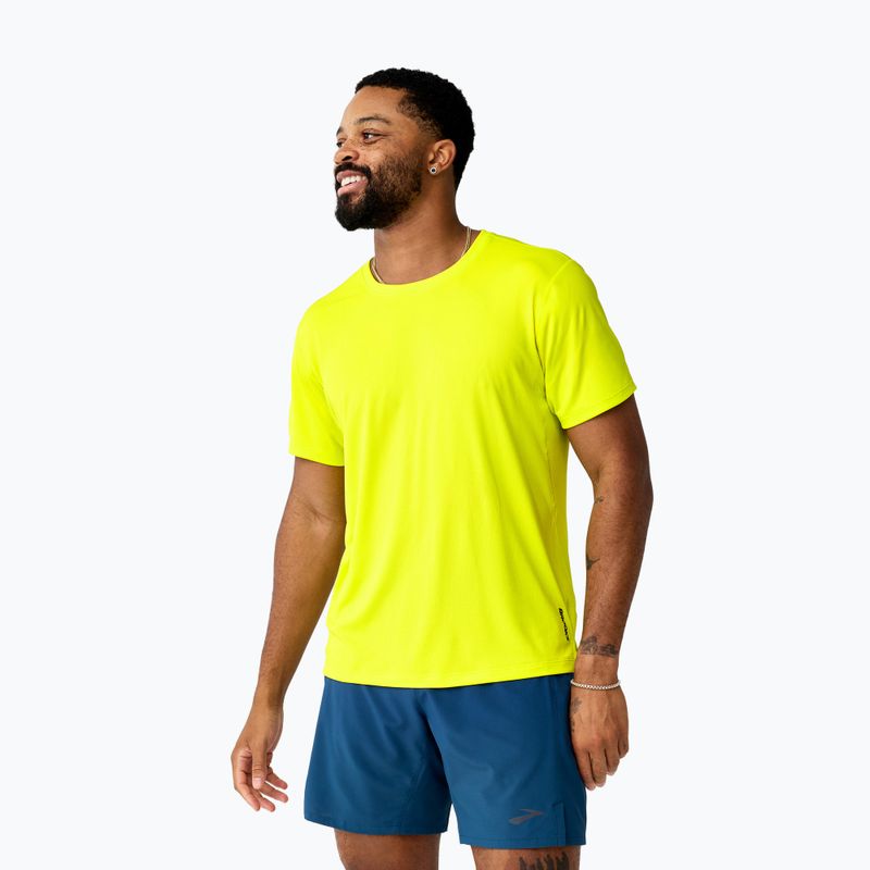 Pánské běžecké tričko Brooks Dash Short Sleeve green