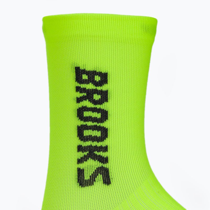 Běžecké ponožky Brooks Ghost Crew yellow 3