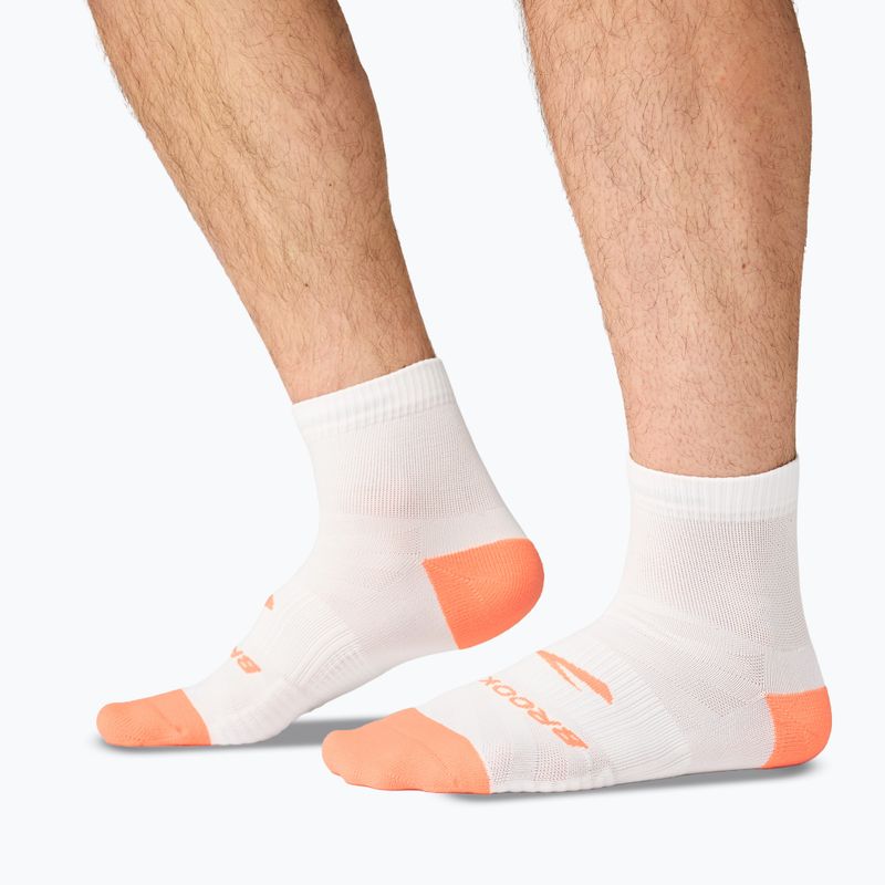 Běžecké ponožky Brooks Ghost Lite Quarter 2-Pack orange