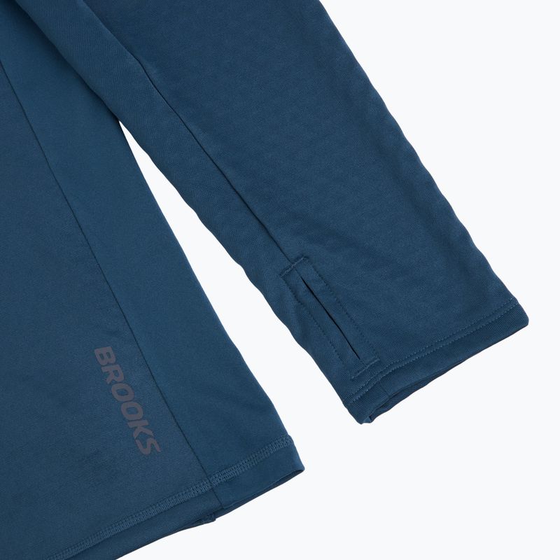 Pánská běžecká mikina Brooks Thermal Reflective 1/2 Zip blue 4