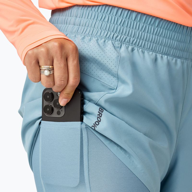 Dámské běžecké šortky Brooks Dash 2in1 blue 4