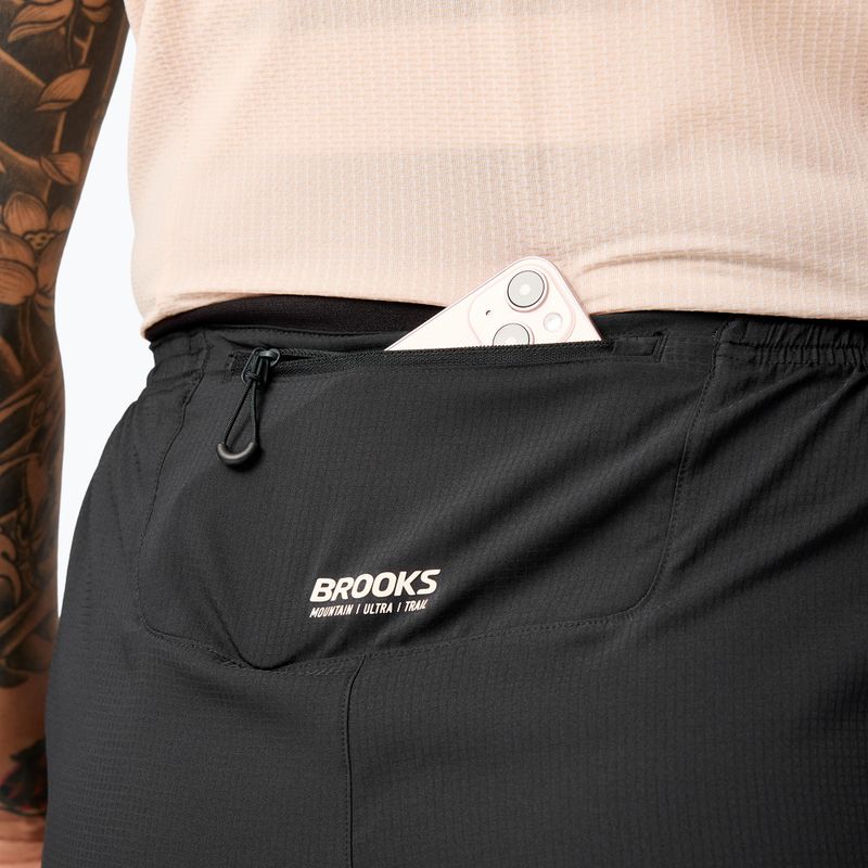 Dámské běžecké šortky Brooks Cascadia 2-in-1 Short black 5