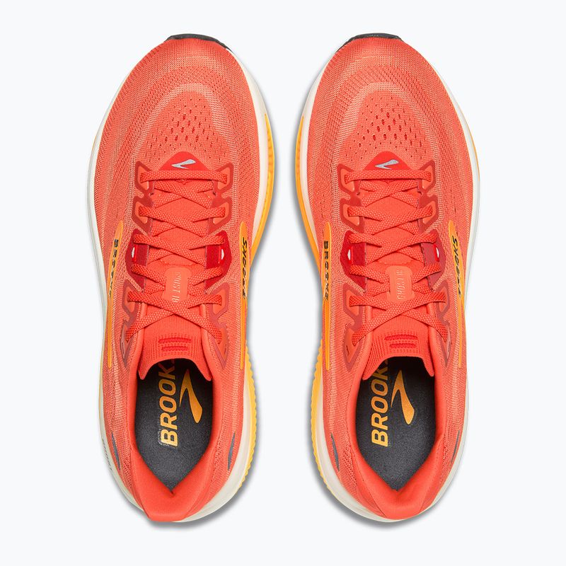 Pánské běžecké boty Brooks Ghost 18 tigerlily/orange/pearl 5