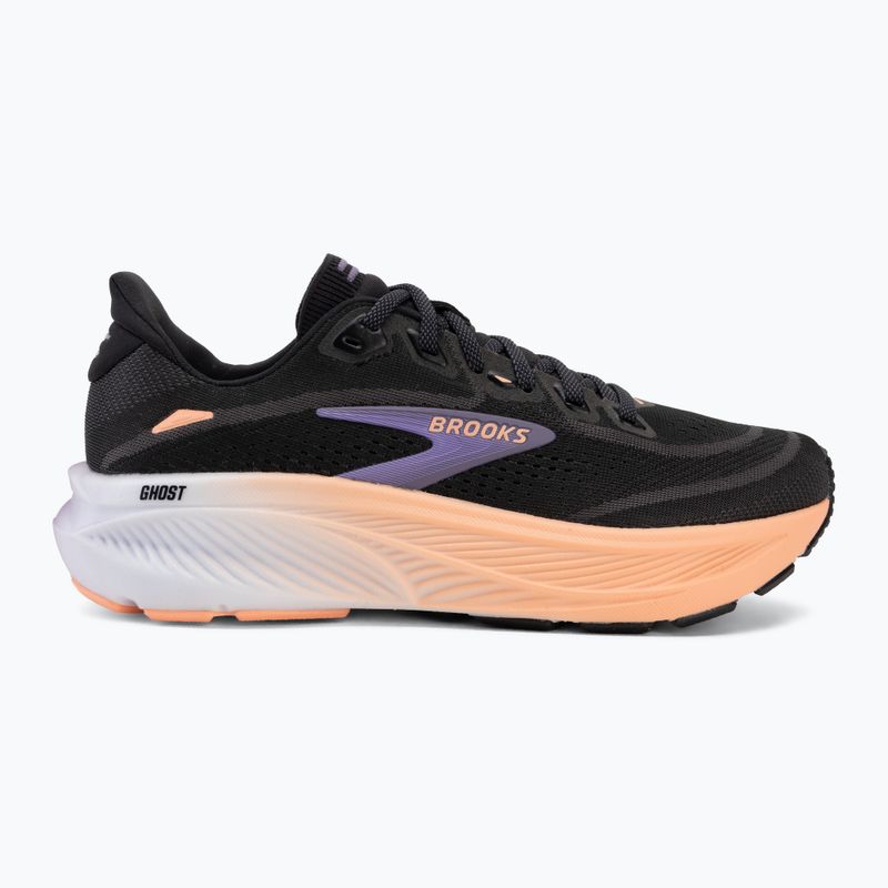 Dámské běžecké boty Brooks Ghost 18 black/mulled grape/peach 2