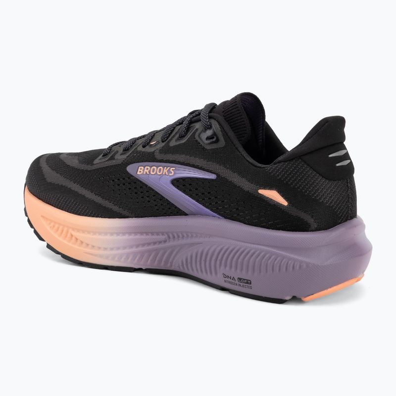 Dámské běžecké boty Brooks Ghost 18 black/mulled grape/peach 3
