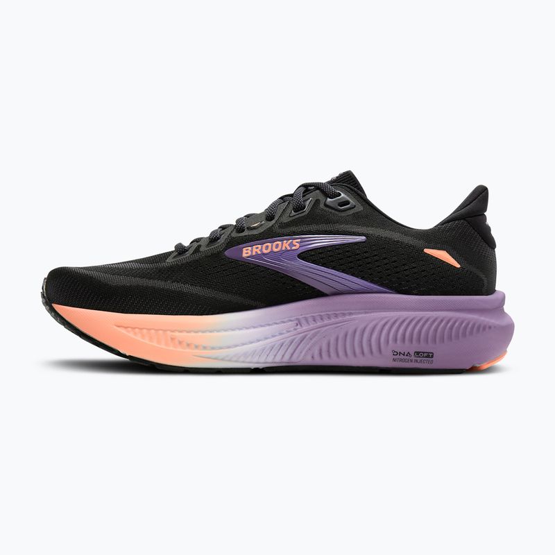 Dámské běžecké boty Brooks Ghost 18 black/mulled grape/peach 3