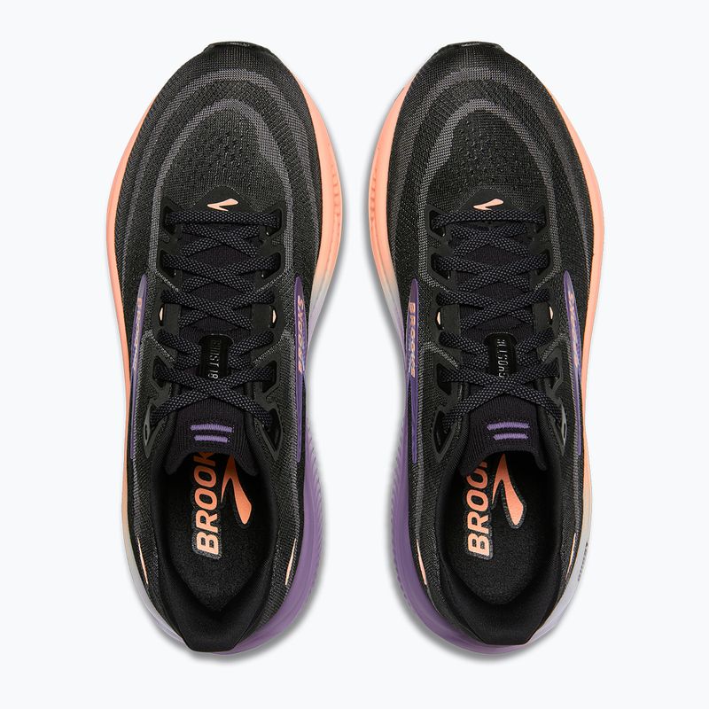 Dámské běžecké boty Brooks Ghost 18 black/mulled grape/peach 5