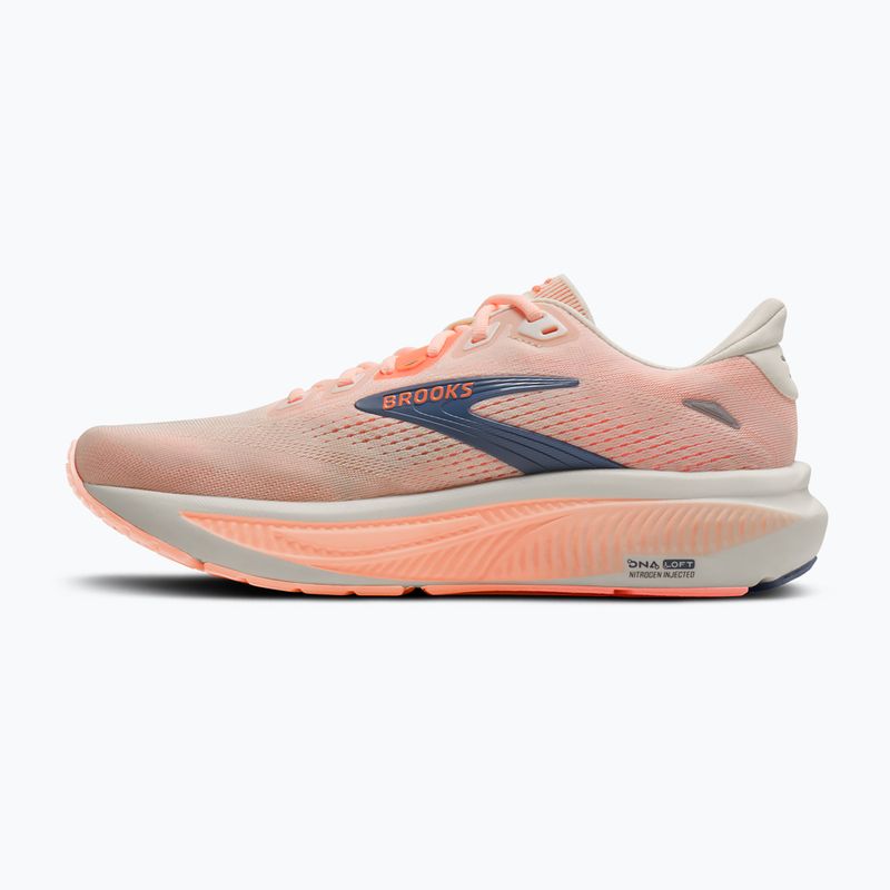 Dámské běžecké boty Brooks Ghost 18 star white/cyber peach/grey 3
