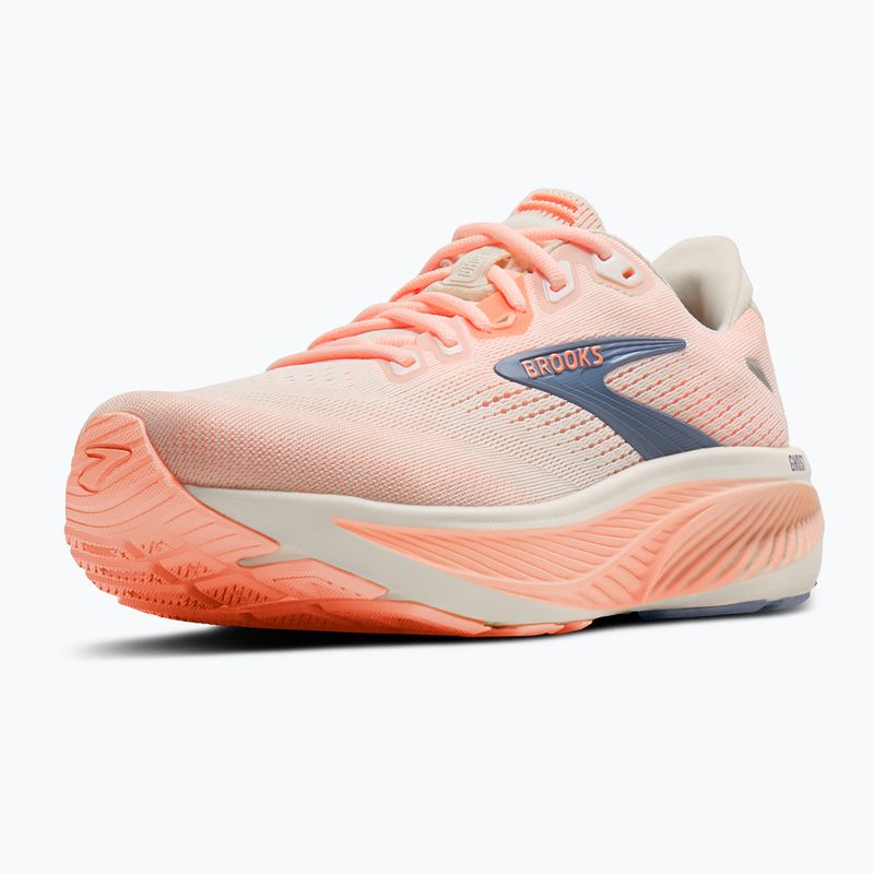 Dámské běžecké boty Brooks Ghost 18 star white/cyber peach/grey 4