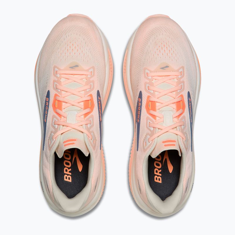 Dámské běžecké boty Brooks Ghost 18 star white/cyber peach/grey 7