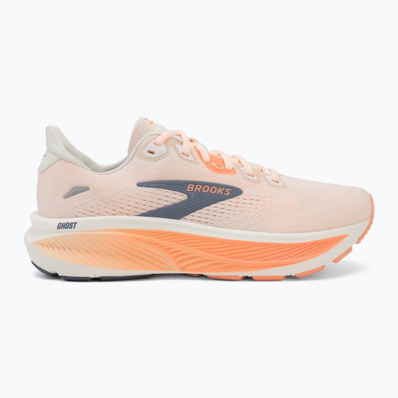 Dámské běžecké boty Brooks Ghost 18 star white/cyber peach/grey 2