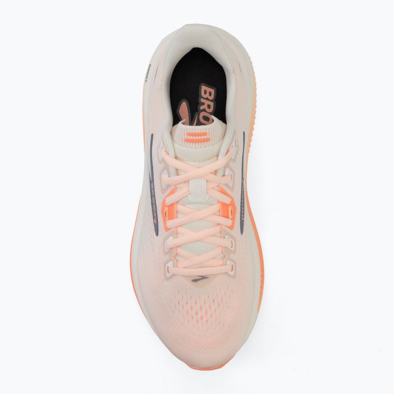 Dámské běžecké boty Brooks Ghost 18 star white/cyber peach/grey 5