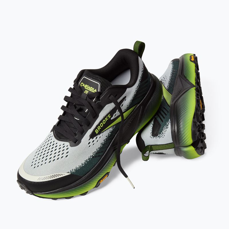 Pánské běžecké boty Brooks Cascadia 20 grey/black/nightlife 6