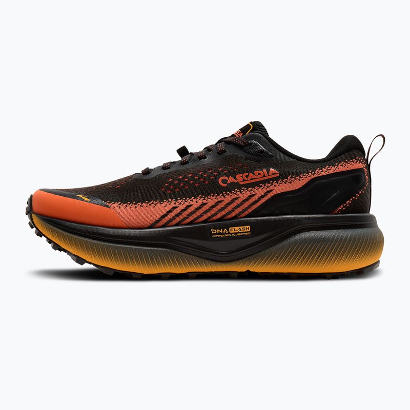 Pánské běžecké boty Brooks Cascadia 20 black/tigerlily/orange 3