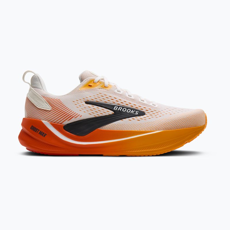 Pánské běžecké boty Brooks Ghost Max 4 white/orange/red 2